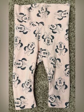 H&M Disney Minnie Mouse Pink Baby Leggings | 2-4 Months